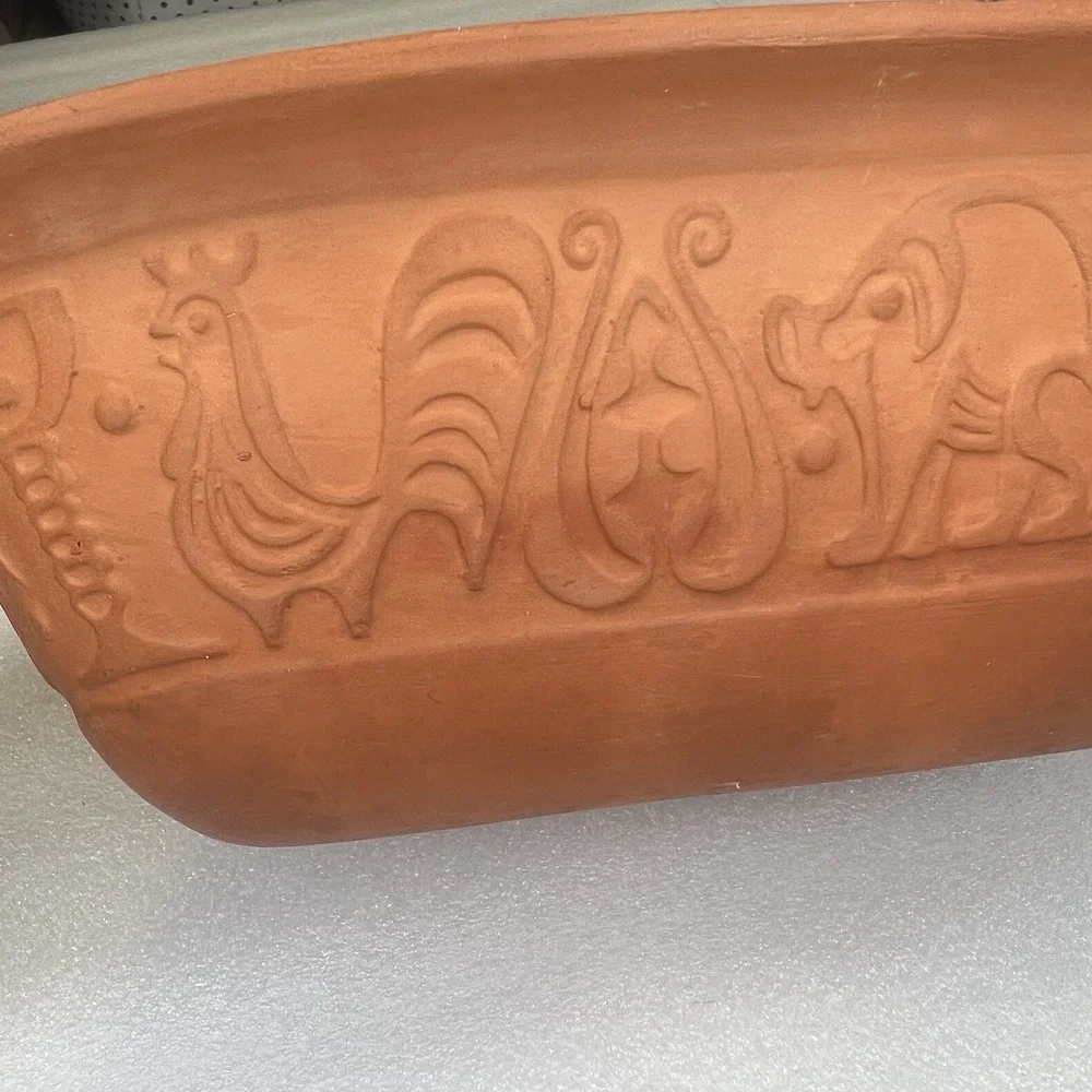 Vtg Romertopf Bay-Keramik West Germany 111 Terracotta Clay Baker Steamer Roaster